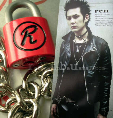 NANA Punk SEX PISTOLS R LOCK padlock necklace Chain RED