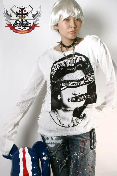 Punk Rock Uk Sid God Save The Queen Sex Pistols Linen