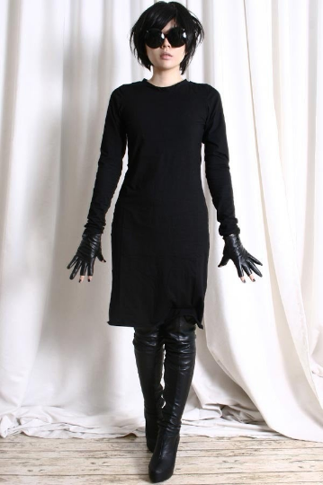 Genuine Sheepskin Leather Punk Rock 3 Fingerless Glove for iphone Touch Screen (for 17 to 18cm palm)