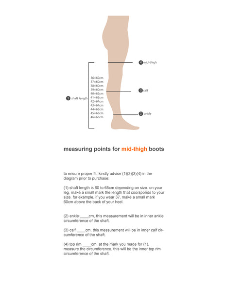 RTBU CIA 12cm Stiletto Heel Pole Dance Knee/Thigh/Crotch Boot Black Matte