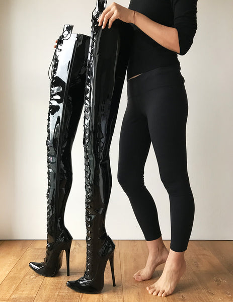 RTBU AVATAR Crotch Hi Hard Shaft  Laceup 18cm Stiletto Boots Personalized Shaft