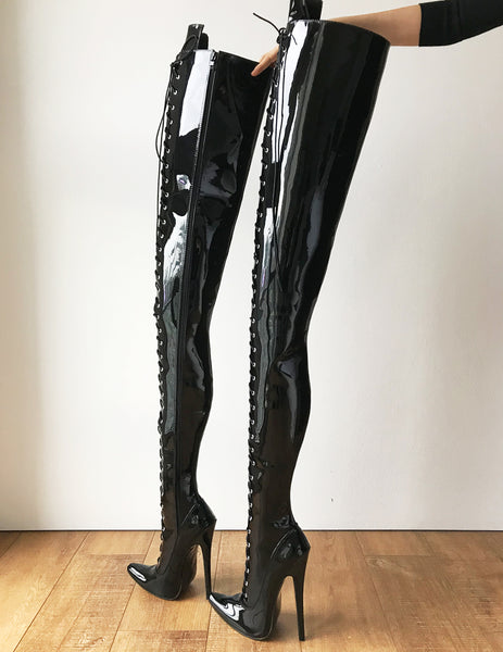 RTBU AVATAR Crotch Hi Hard Shaft  Laceup 18cm Stiletto Boots Personalized Shaft