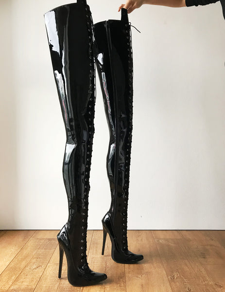 RTBU AVATAR Crotch Hi Hard Shaft  Laceup 18cm Stiletto Boots Personalized Shaft