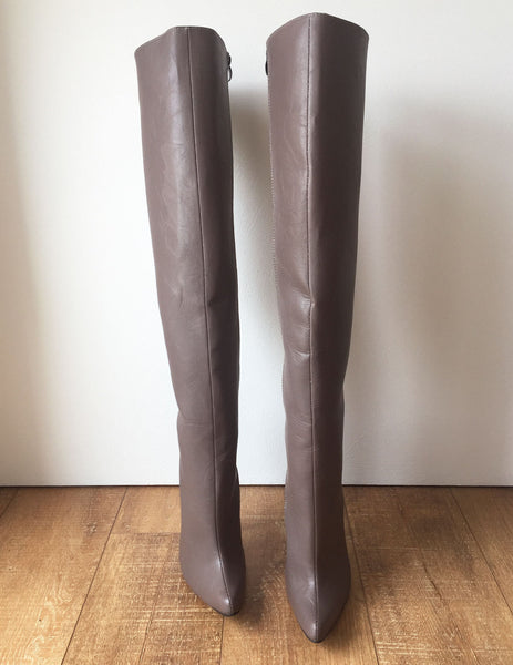 RTBU CHRIS 60cm Hard Shaft Contoured Custom Shaft Mid-Thigh 18cm Stiletto Boots