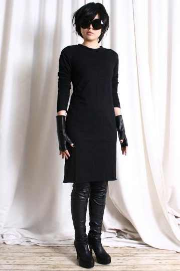 Genuine Sheepskin Leather Fashion Runway Gothic Punk Rock Lady fingerless Gloves