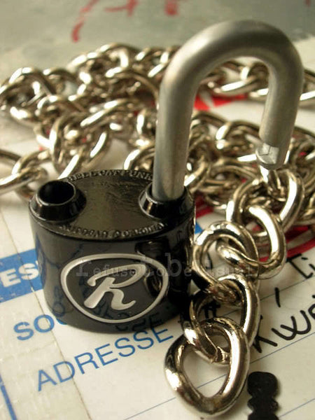 NANA REN SEX PISTOL SID CHAIN "R" NECKLACE padlock BLAK