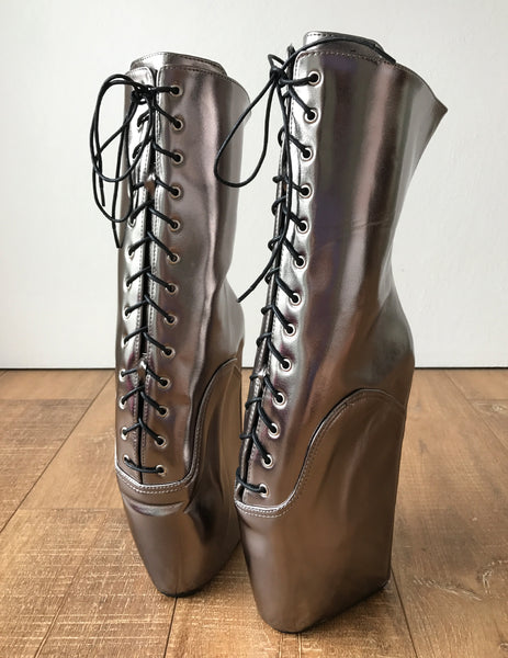 Begin Ii Ballet Wedge Hoof Sole Heelless Fetish Pointe Champagne Metallic