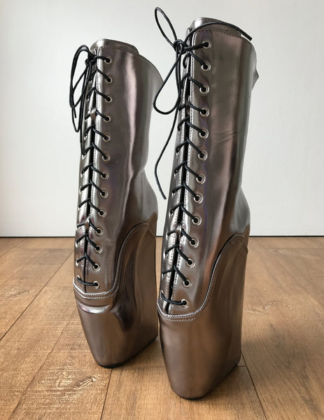 Begin Ii Ballet Wedge Hoof Sole Heelless Fetish Pointe Champagne Metallic