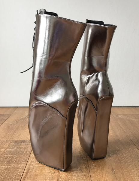Begin Ii Ballet Wedge Hoof Sole Heelless Fetish Pointe Champagne Metallic