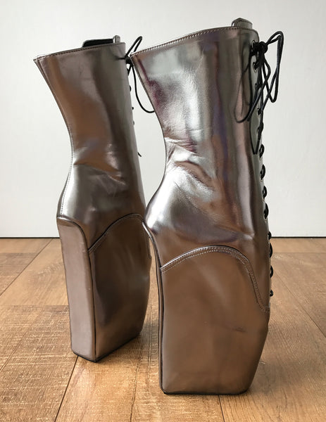 Begin Ii Ballet Wedge Hoof Sole Heelless Fetish Pointe Champagne Metallic