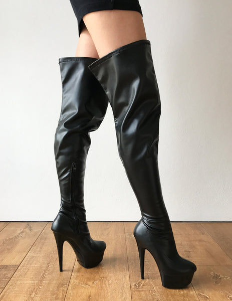 RTBU IAN 15cm Platform 60cm Crotch Fetish Runway Personalized Shaft Black Matte