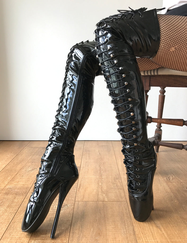 Thigh high sales corset boots