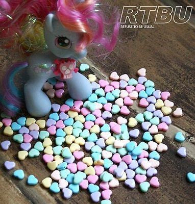 Bulk 930 Decora DIY Assorted Pastel Star 10mm Beads Deco Den Fairy kei Cosmic