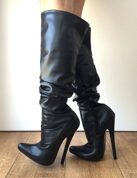 RTBU PIRATE 18cm Stiletto Slouch Gathered Over Knee Hi Boots Customized Shaft