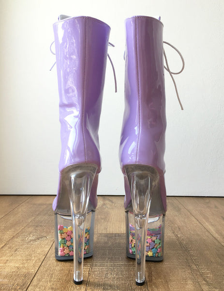 RTBU NO FRILLS TWINS 20cm Clear Rattle Platform Pastel Star Kawaii Decora Fairy